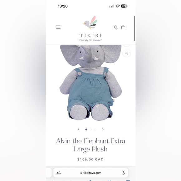 Alvin The Elephant XL - Picture 2 of 4